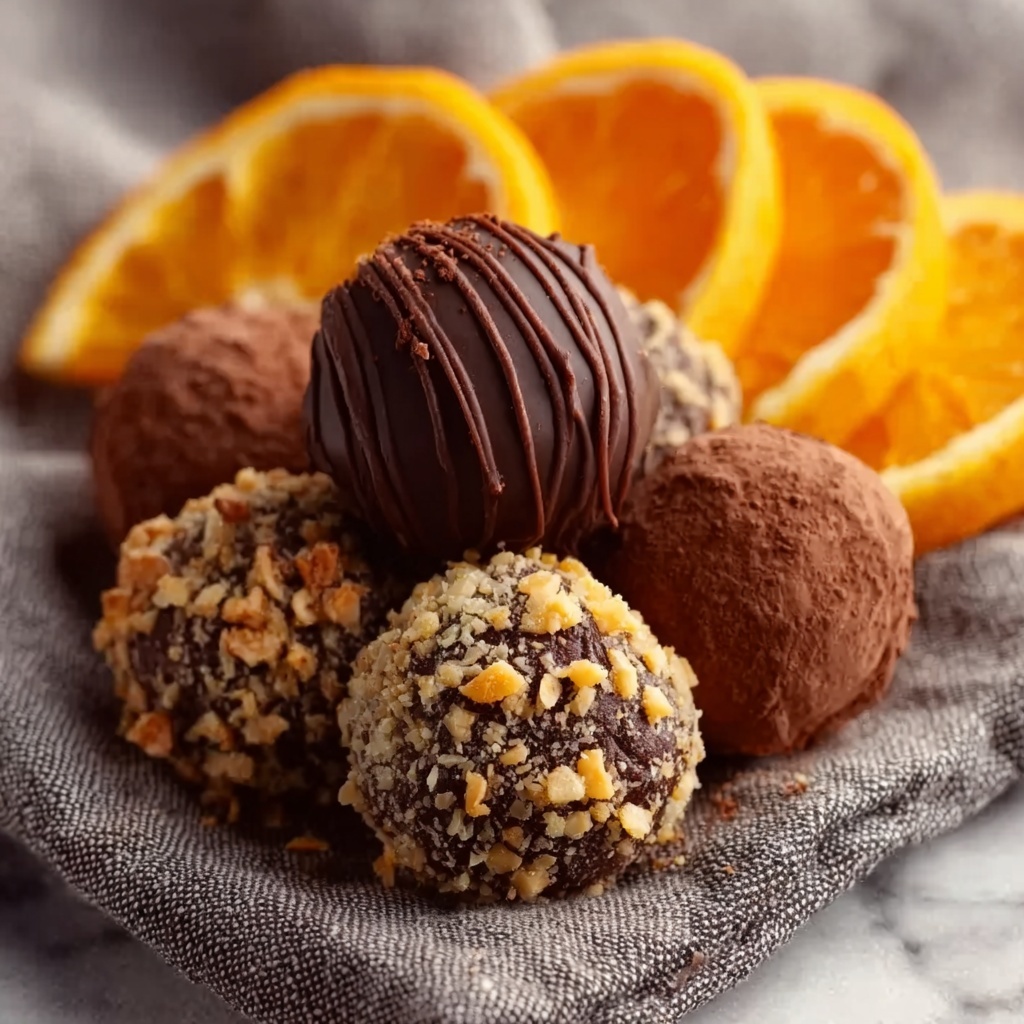 Chocolate Orange Christmas Truffles Recipe - Recipe Image