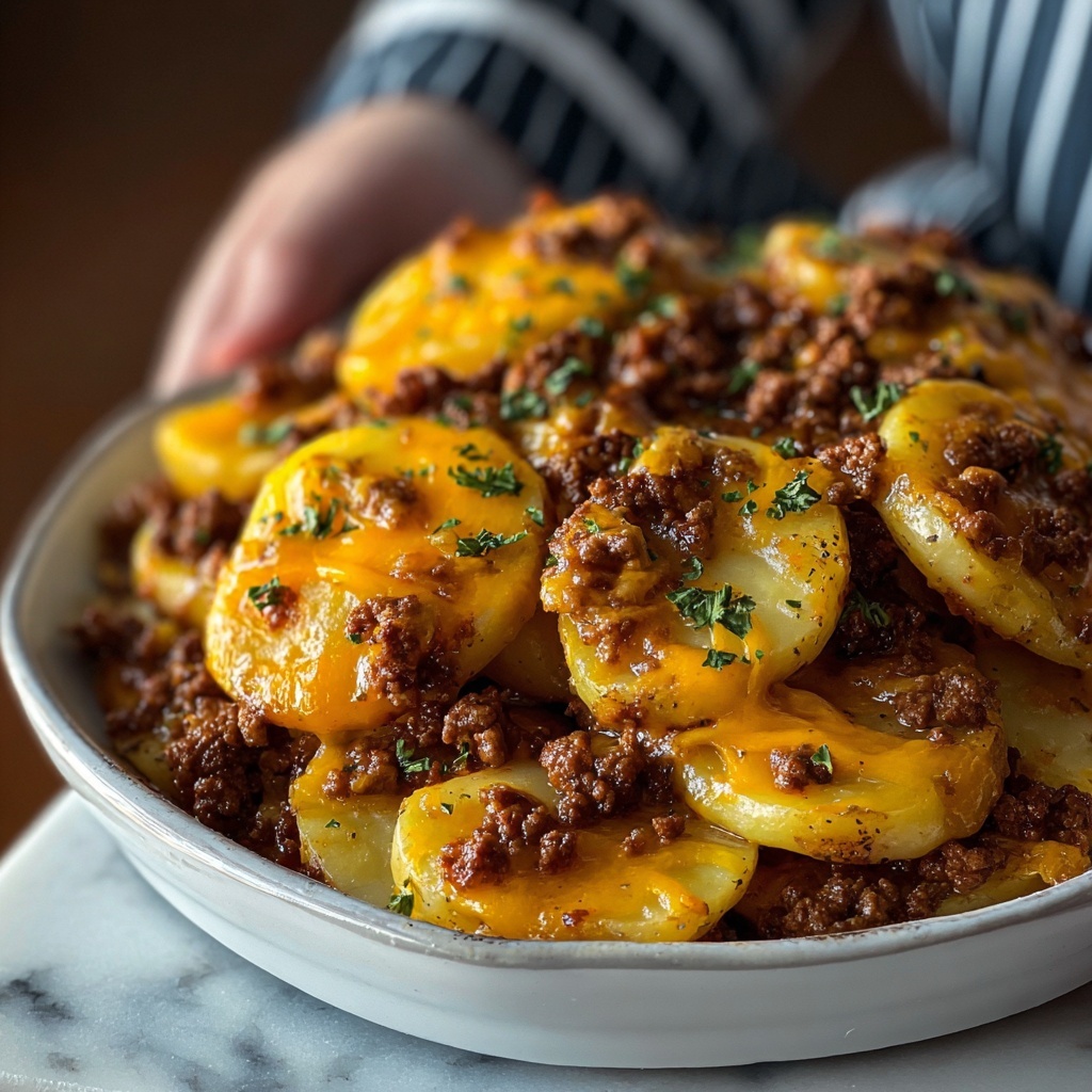 Cheesy Potato Casserole: A Creamy Dreamy Recipe - Recipe Image