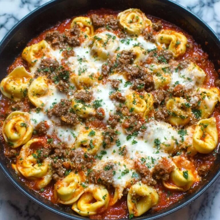 Cheesy Sausage Tortellini Bake Recipe