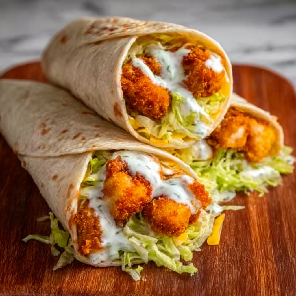 Crispy Chicken Ranch Snack Wrap Recipe - Recipe Image