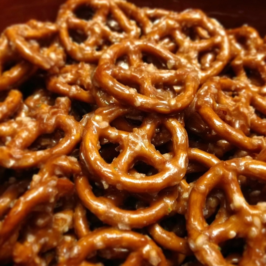Butter Toffee Pretzels Recipe - Recipe Image
