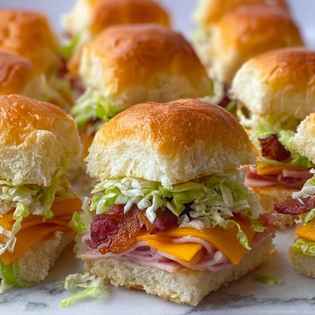 Chopped Club Sliders Bites Recipe - Recipe Image