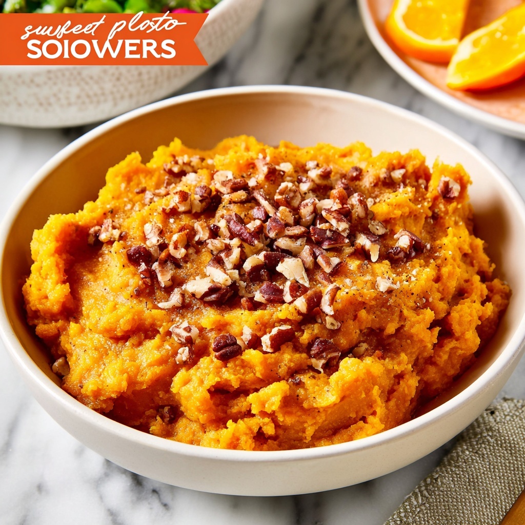 Slow Cooker Sweet Potatoes with Apple and Pecans Recipe - Recipe Image