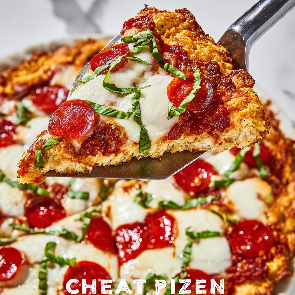 Keto Chicken Pizza Crust Recipe - Recipe Image