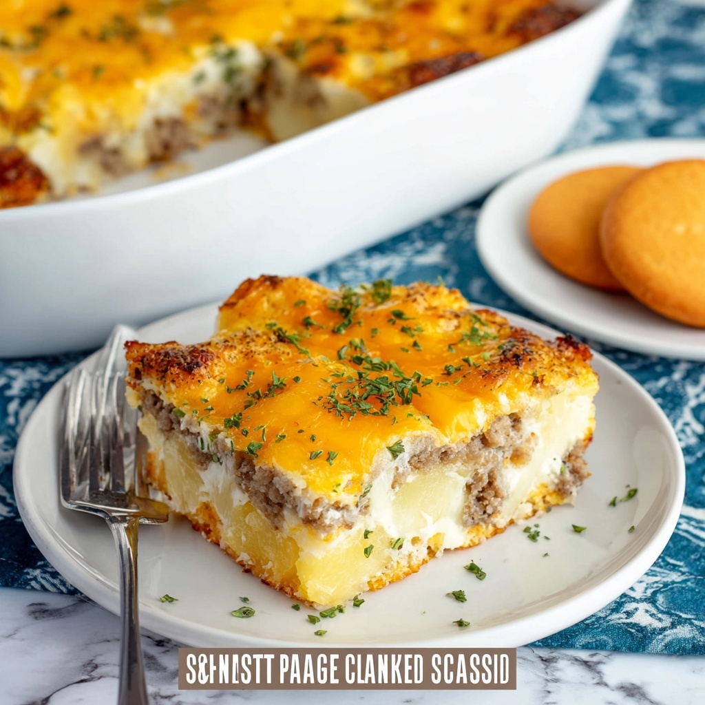 Sausage & Potato Breakfast Casserole Recipe - Recipe Image