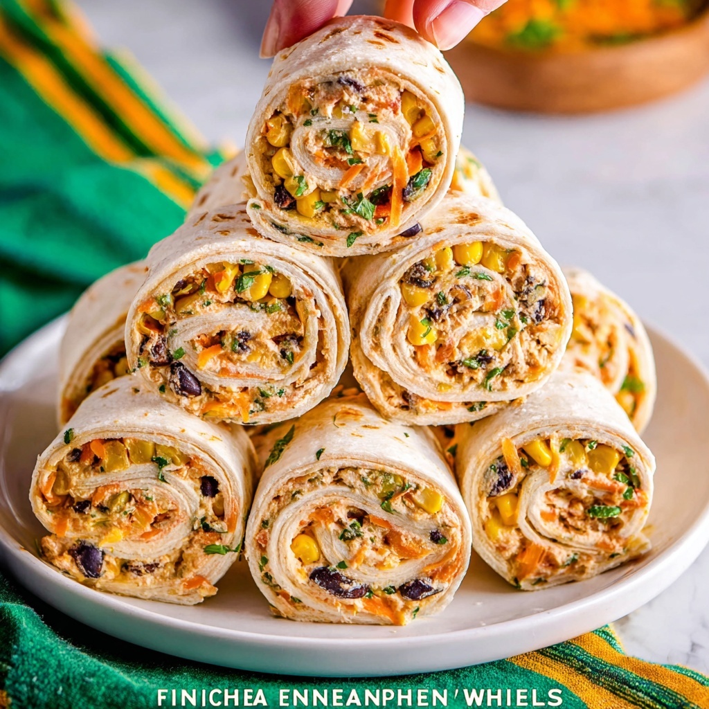 Creamy Chicken Taco Pinwheels Recipe - Recipe Image