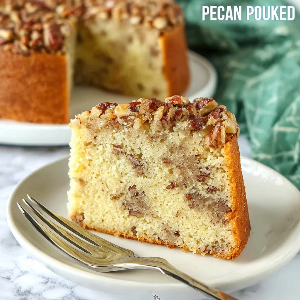 Pecan Pound Cake Recipe - Recipe Image