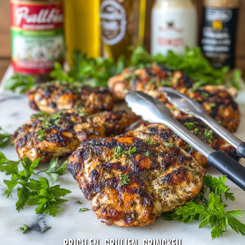 Grilled Greek Ranch Chicken Recipe - Recipe Image