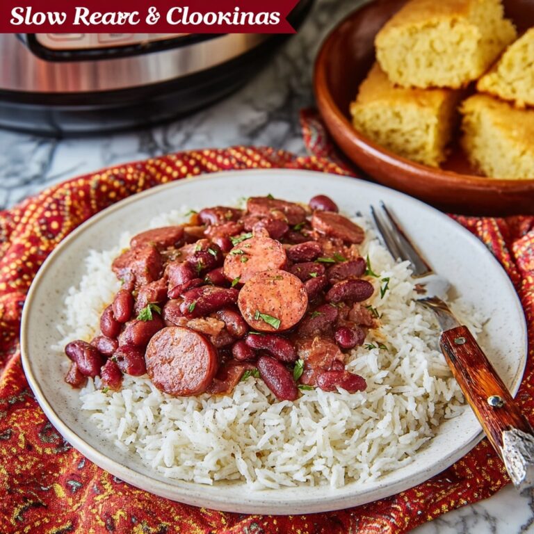 Slow Cooker Red Beans and Rice Recipe