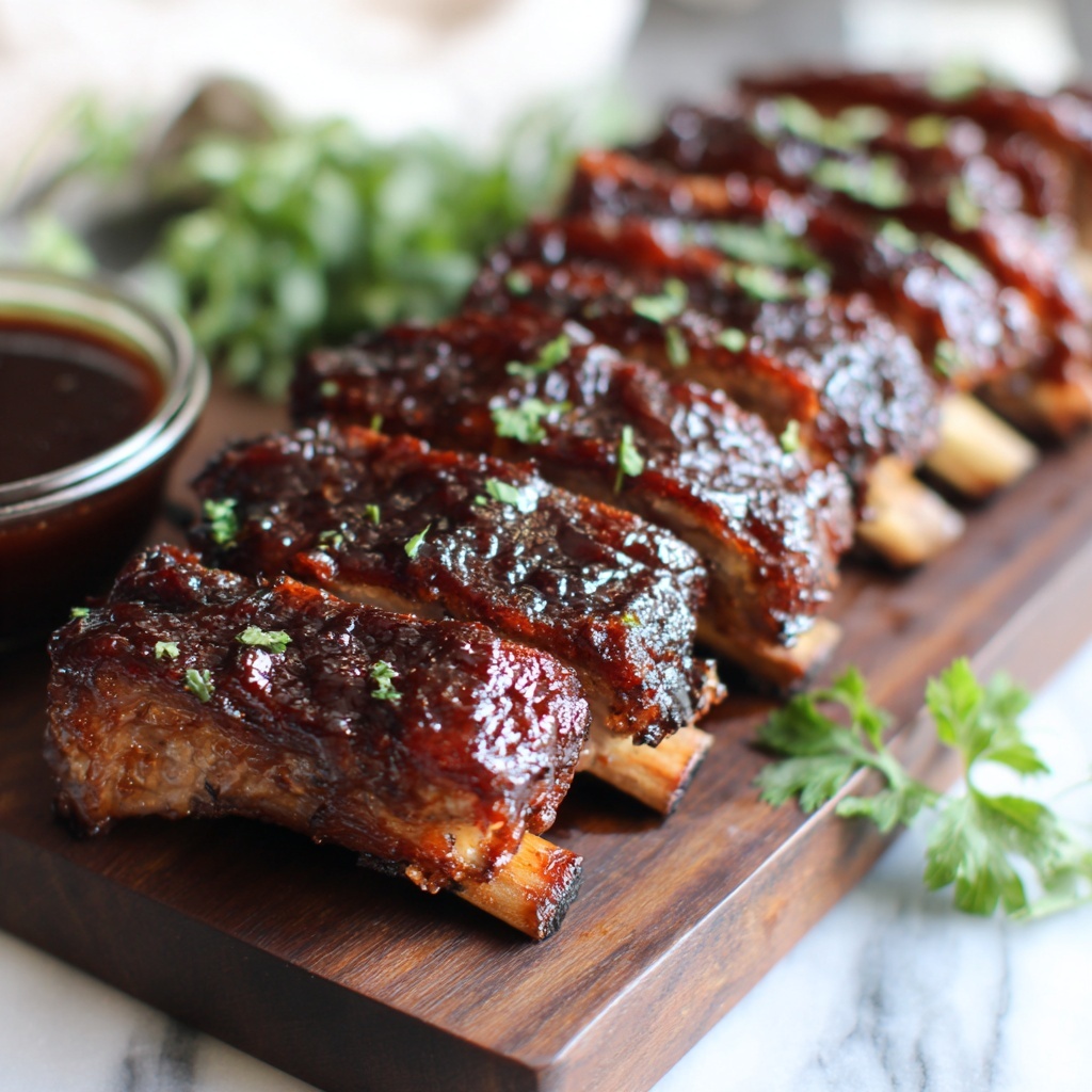 Apple Butter BBQ Ribs Recipe - Recipe Image