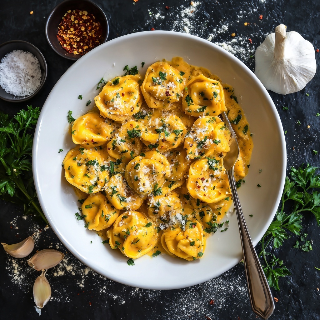 French Onion Tortellini Bake Recipe - Recipe Image