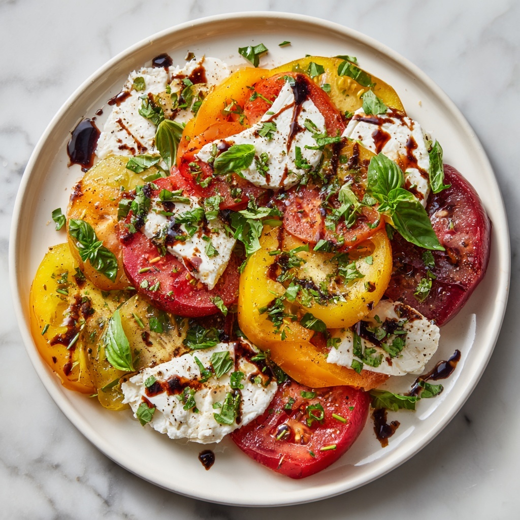 Sun-Kissed Tomato Burrata Salad Recipe - Recipe Image