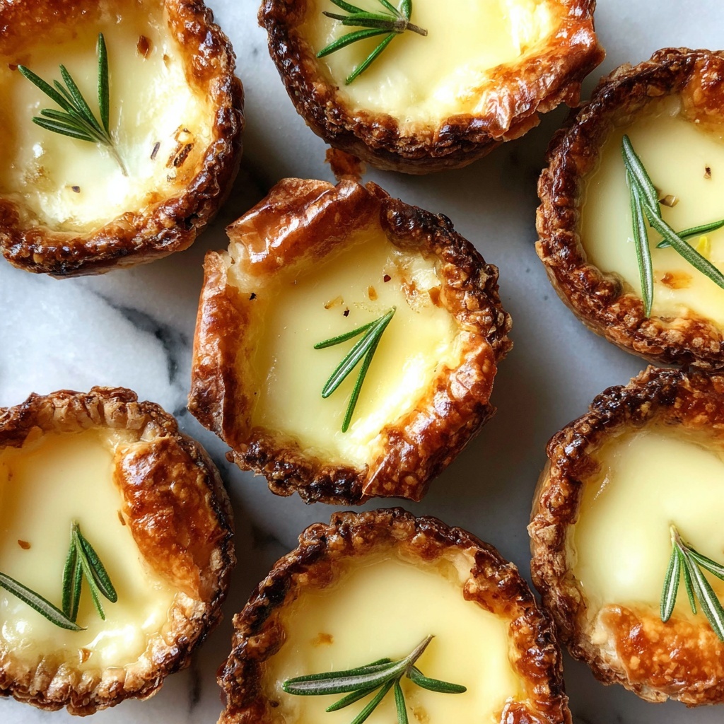 Brie and Jam Puff Pastry Bites Recipe - Recipe Image