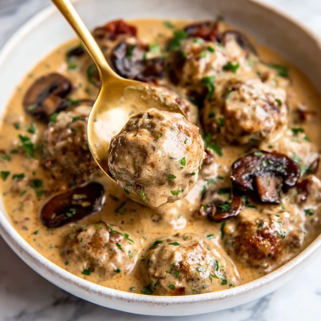 Crockpot Meatball Stroganoff Recipe - Recipe Image