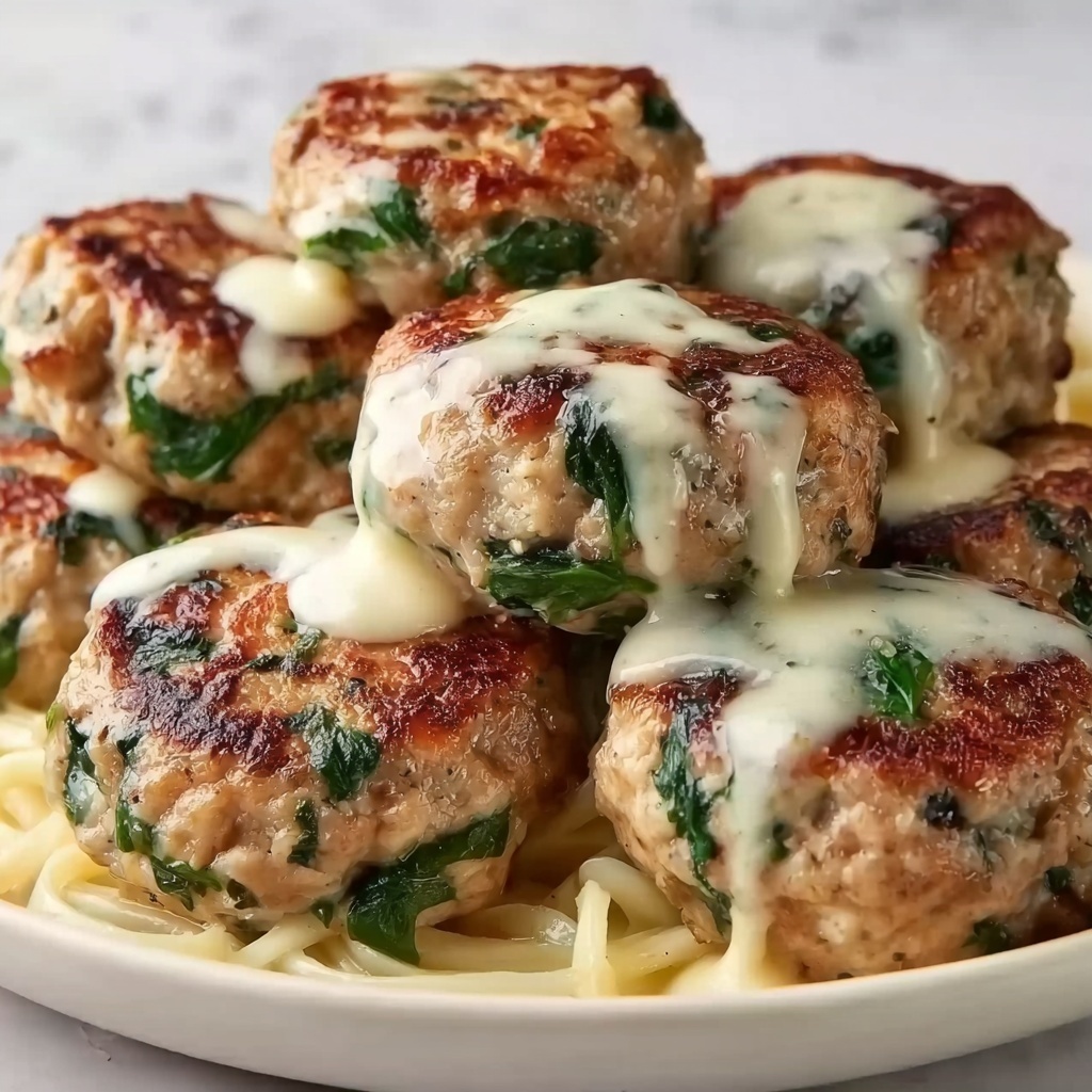 Chicken Ricotta Meatballs with Spinach Recipe - Recipe Image