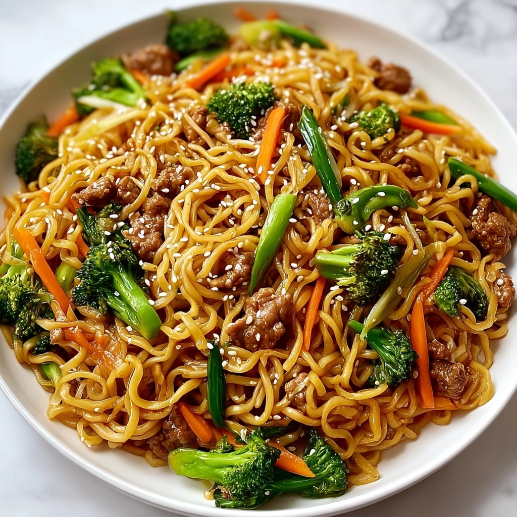 Savory Chicken Ramen Stir Fry Recipe - Recipe Image