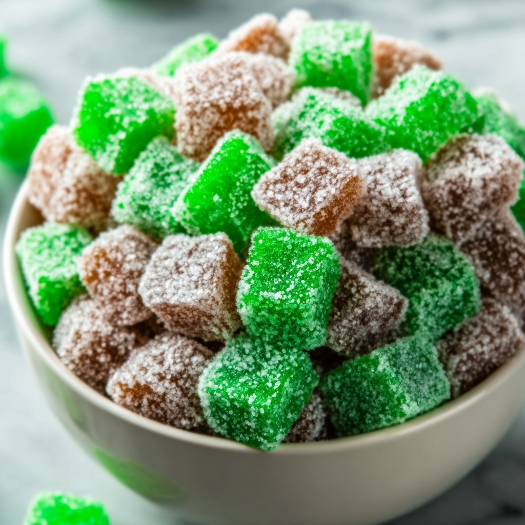 Green Mint Chocolate Muddy Buddies for St. Patrick’s Day Recipe - Recipe Image