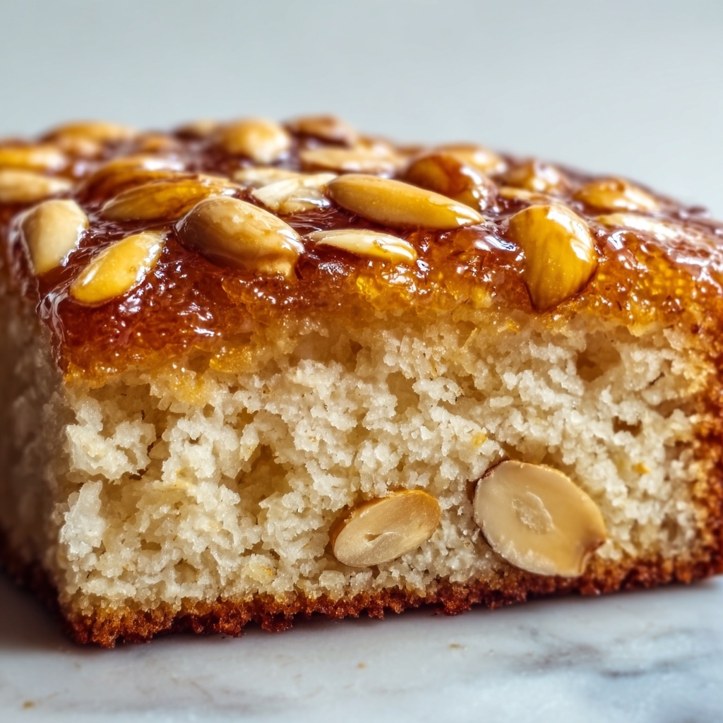 Almond Cake with Whipped Cream Frosting Recipe - Recipe Image