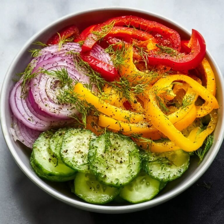 Cucumber Sweet Pepper Salad Recipe