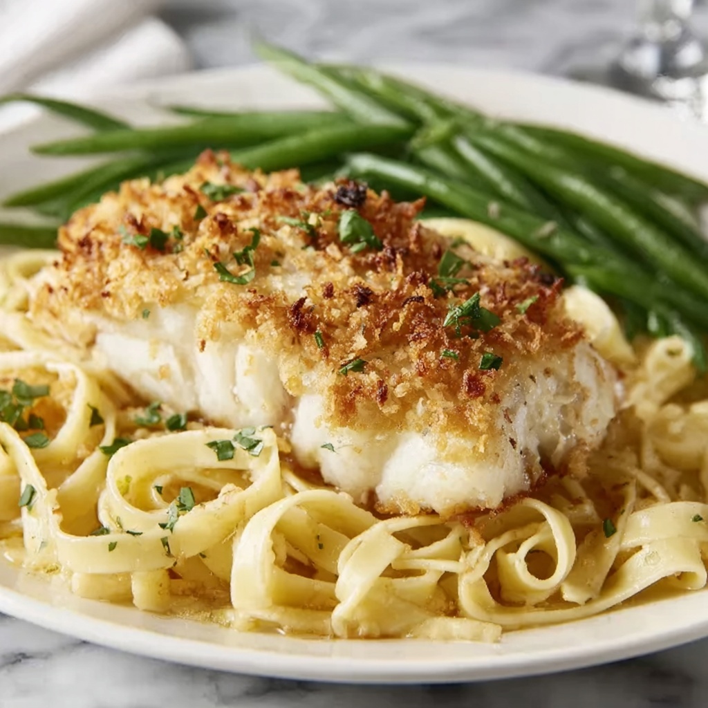 Parmesan Crusted Cod Recipe - Recipe Image