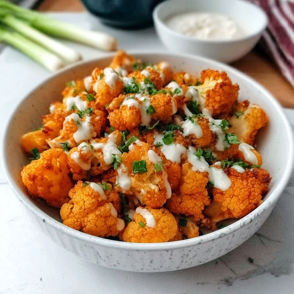Air Fryer Buffalo Cauliflower Recipe - Recipe Image