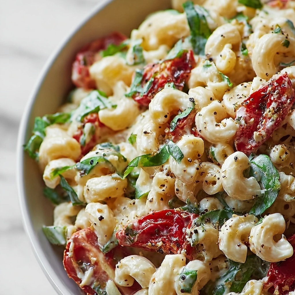 BLT Macaroni Salad Recipe - Recipe Image