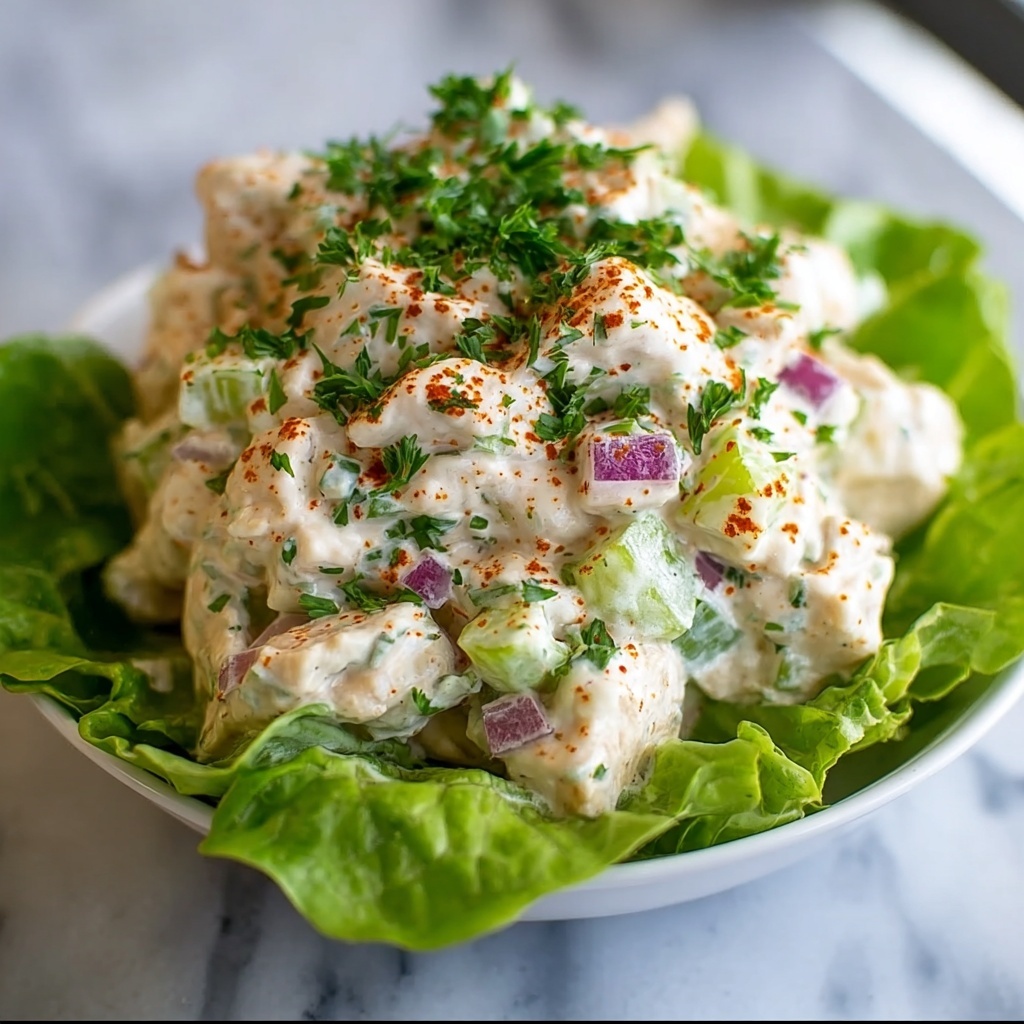 Creamy Chicken Salad with Grapes and Fresh Herbs Recipe - Recipe Image