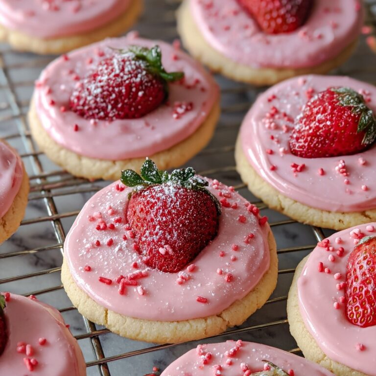 Double Strawberry Sugar Cookies Recipe
