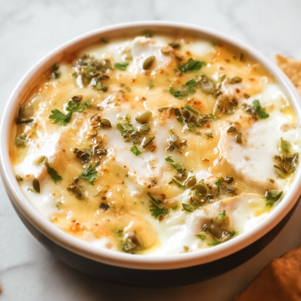 Mexican Restaurant Style White Cheese (Queso) Dip Recipe - Recipe Image
