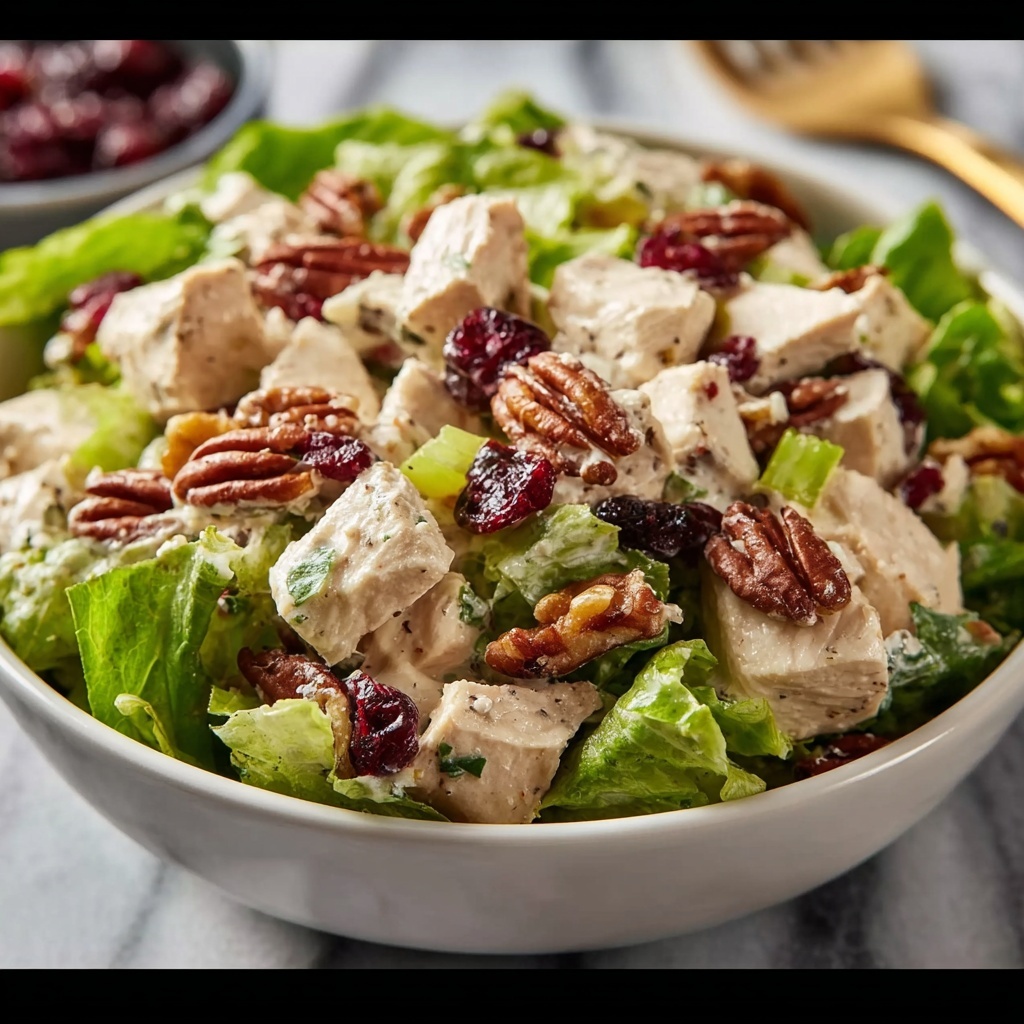 Irresistible Cranberry Pecan Chicken Salad : Sweet & Crunchy Recipe - Recipe Image