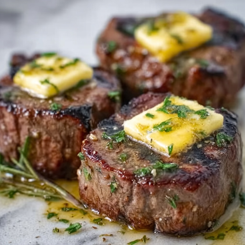 Perfect Pan-Seared Steak with Garlic Butter Recipe - Recipe Image
