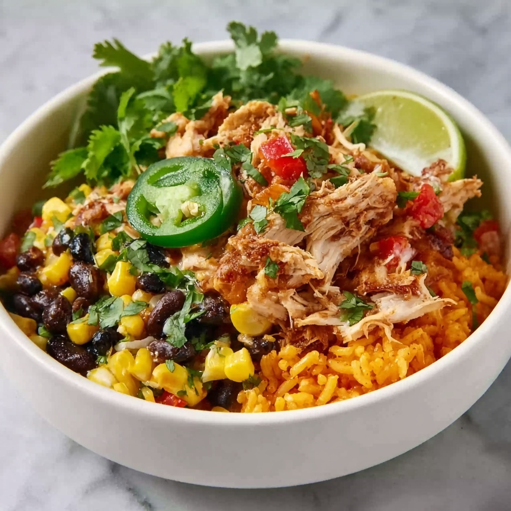 Instant Pot Chicken and Rice Burrito Bowls Recipe - Recipe Image