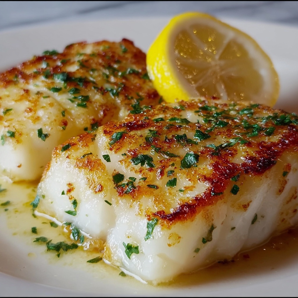 Lemon Butter Baked Cod Recipe - Recipe Image
