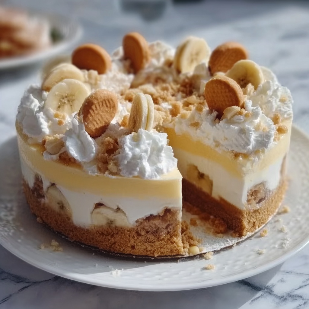 Banana Pudding Cheesecake Recipe - Recipe Image