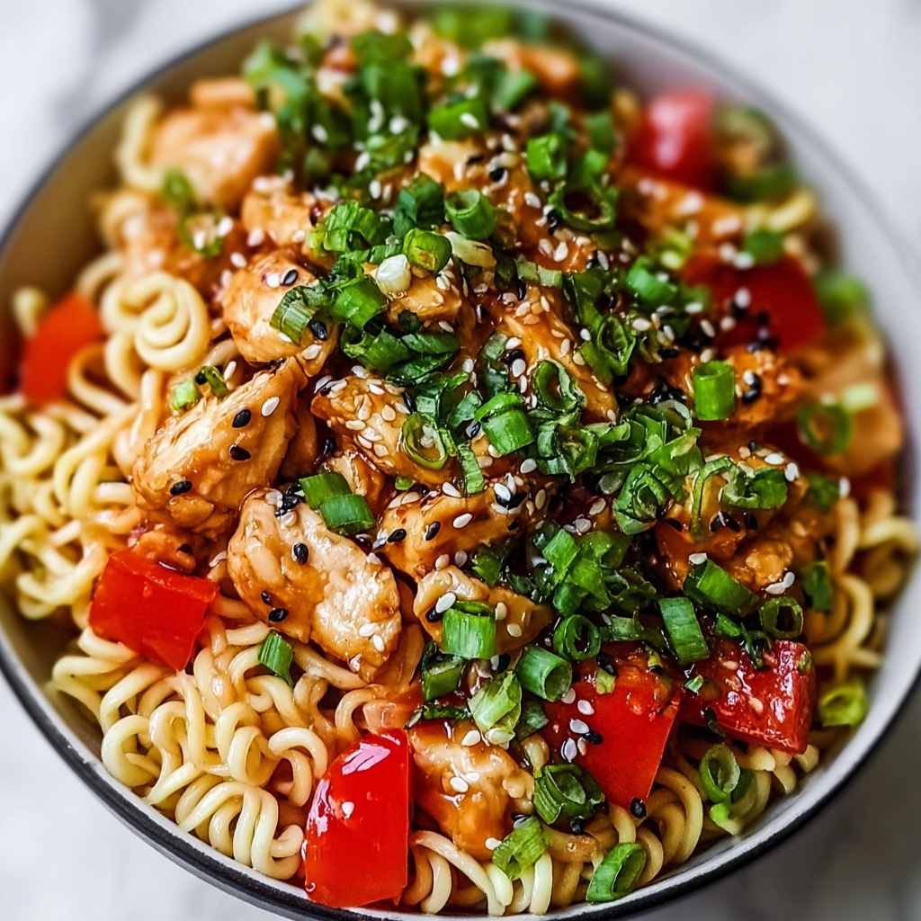 Chicken Ramen Stir Fry Recipe - Recipe Image