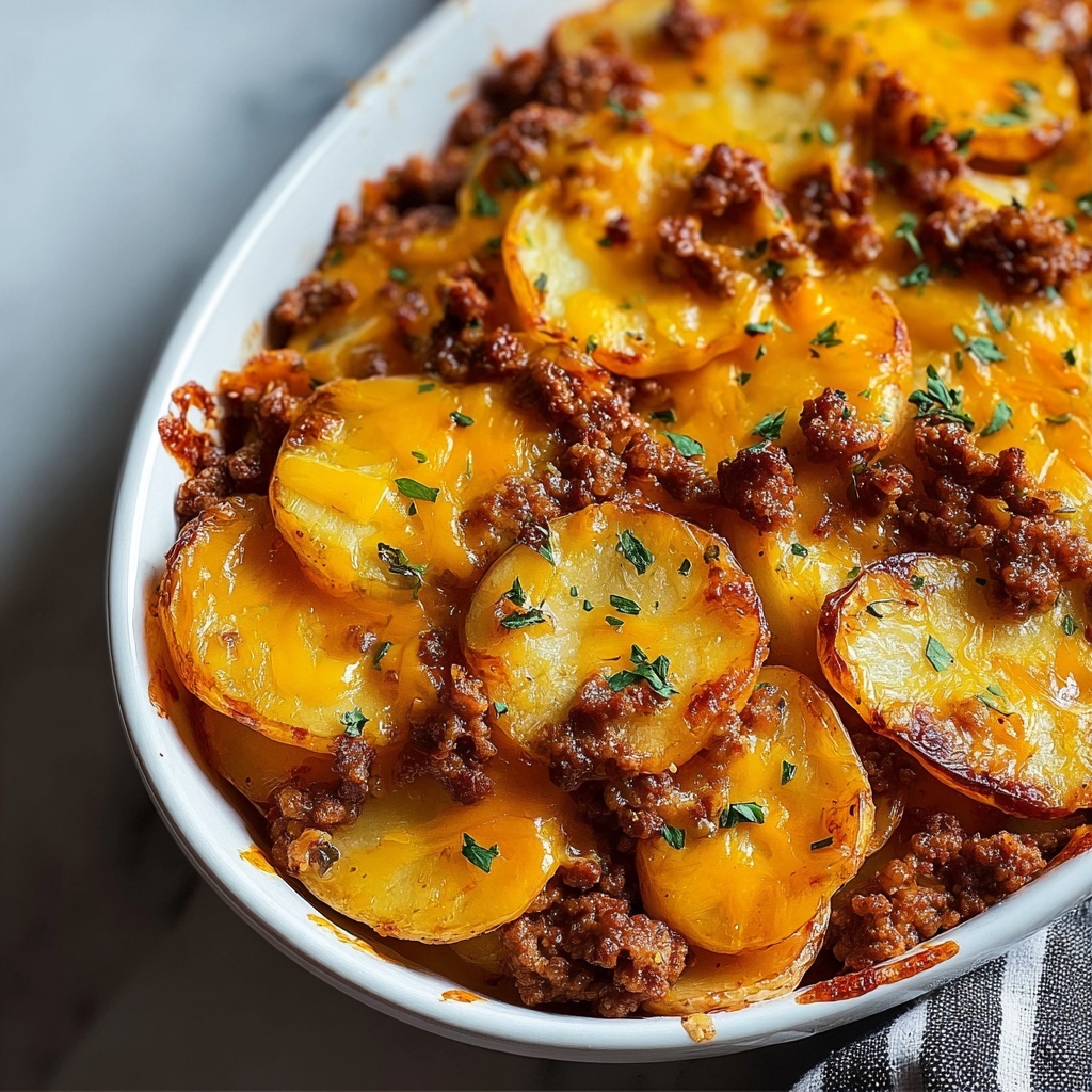 Cheesy Potato Casserole: A Creamy Dreamy Recipe - Recipe Image