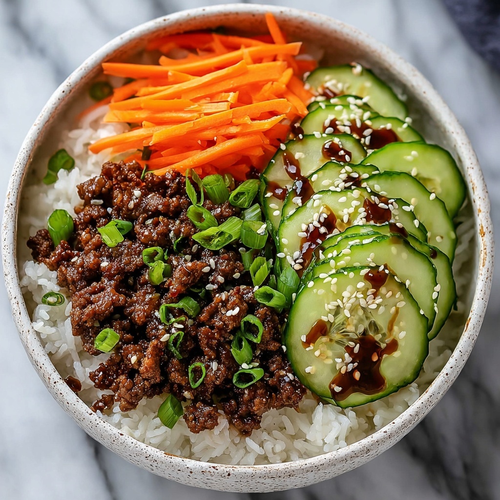 Korean Ground Beef Bowl Recipe - Recipe Image