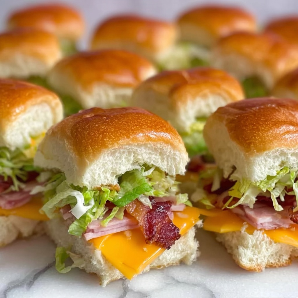 Chopped Club Sliders Bites Recipe - Recipe Image