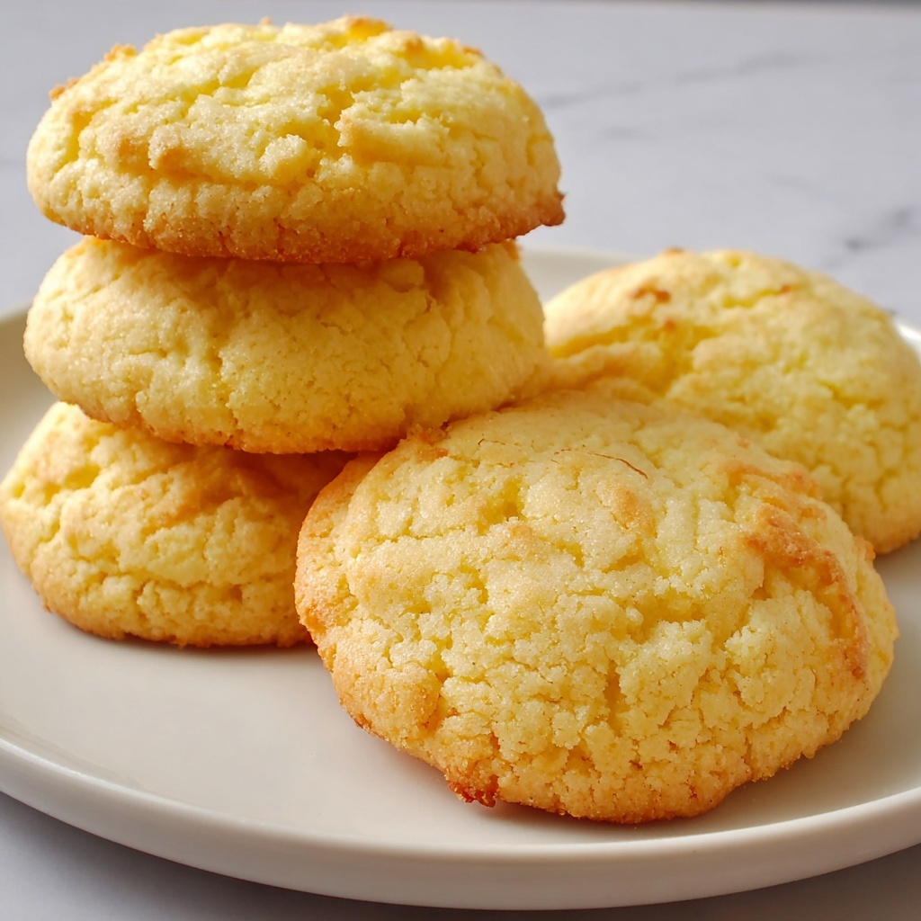 Lemon Ricotta Cake Mix Cookies Recipe - Recipe Image
