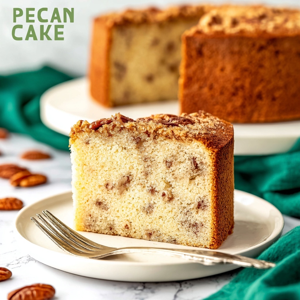 Pecan Pound Cake Recipe - Recipe Image