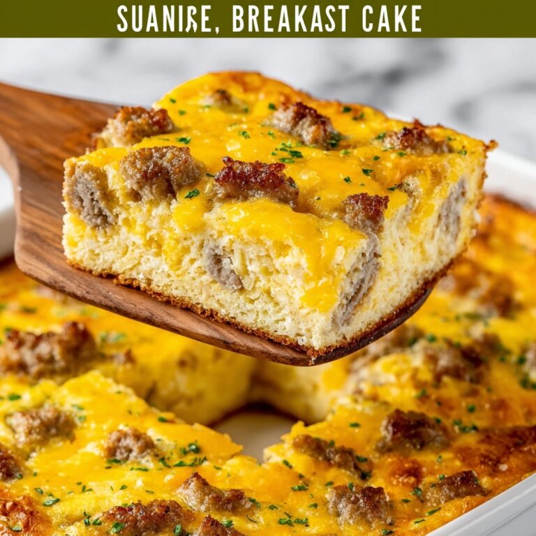 Sausage and Cheese Breakfast Bake Recipe