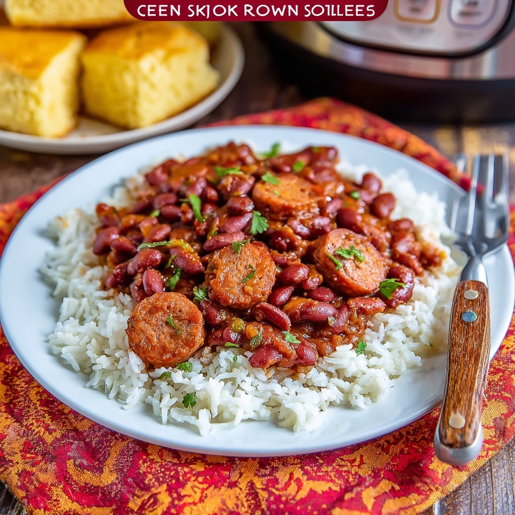 Slow Cooker Red Beans and Rice Recipe - Recipe Image