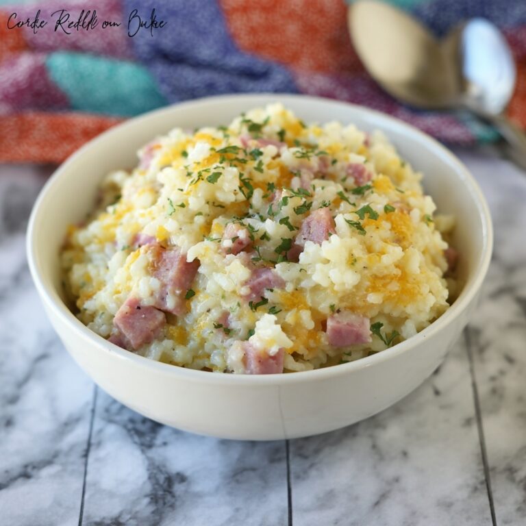 Chicken Cordon Bleu Rice Bake Recipe