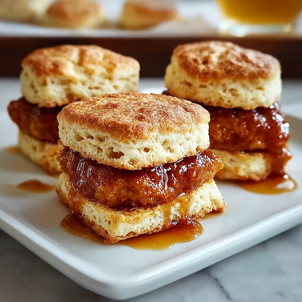 Hot Honey Chicken Biscuits Recipe - Recipe Image