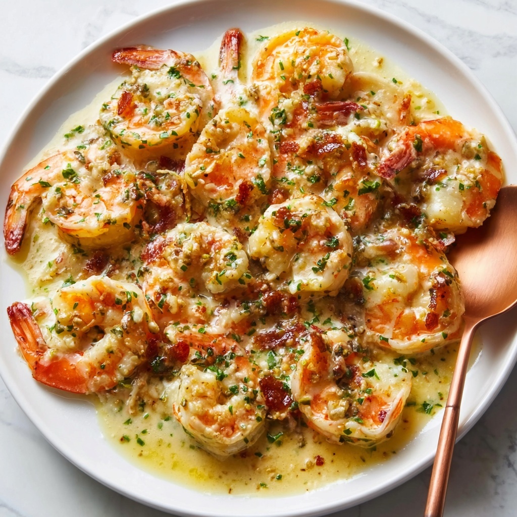 Garlic Shrimp Scampi with Lemon and Vermouth Recipe - Recipe Image