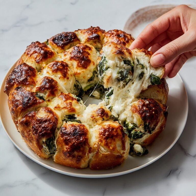 Spinach Artichoke Dip Pull-Apart Bread Recipe