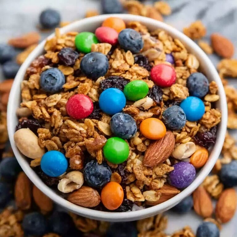 Homemade Trail Mix with Nuts, Dried Fruits, and Chocolate Chips Recipe