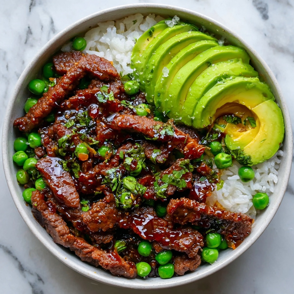 Steak Avocado Rice Bowl with Cherry Tomatoes, Corn, and Feta Recipe - Recipe Image