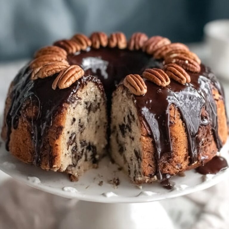 Decadent German Chocolate Pecan Pound Cake Recipe