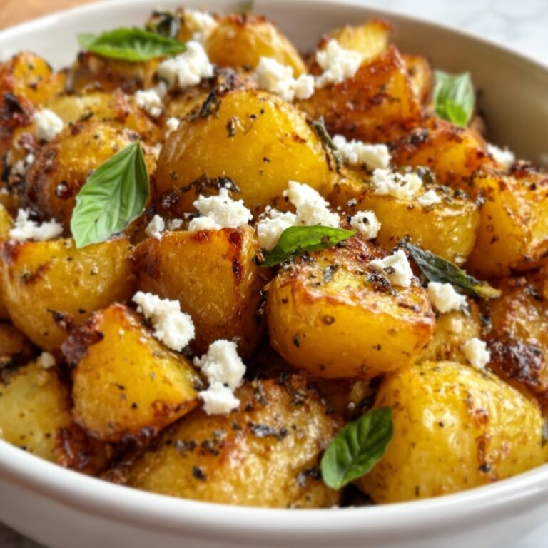 Greek Feta Roast Potatoes Recipe